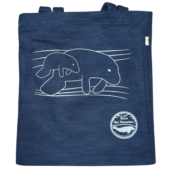 Manatee Wave Organic Hemp Tote