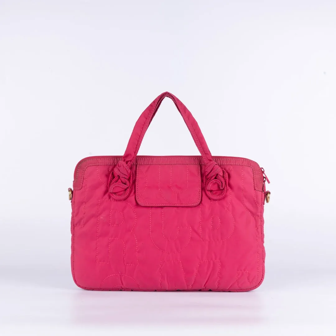 Marc Jacobs Fuchsia Nylon Pretty Laptop Bag