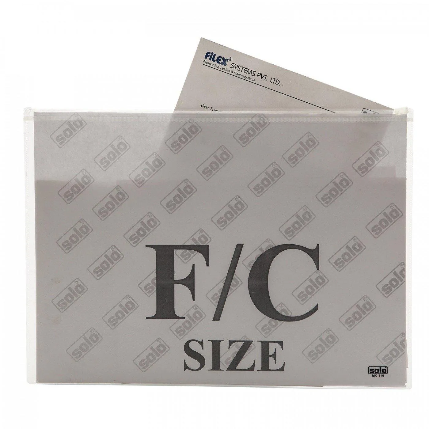 MC 116 ZIPPER DOCUMENT BAG F/C