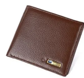 Men and Women's wallet real leather short money baotou intelligent bluetooth anti-theft anti-theft fashion wallet.