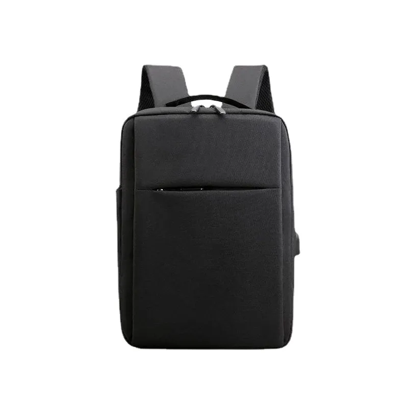 Men Oxford USB Charging Light Weight Large Capacity 15.6 Inch Laptop Bag Backpack