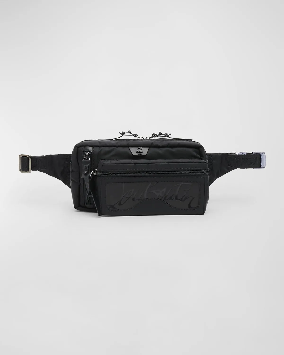 Men's Loubideal Sneaker Sole Nylon Belt Bag