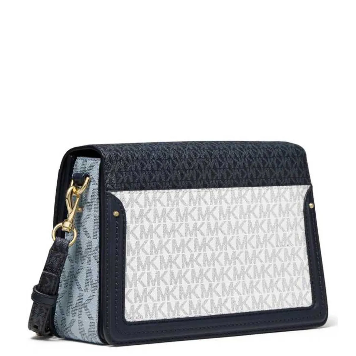 Michael Kors Medium Jessie Two-tone Shoulder Bag In Navy Multi - 30F9Gi6L2L