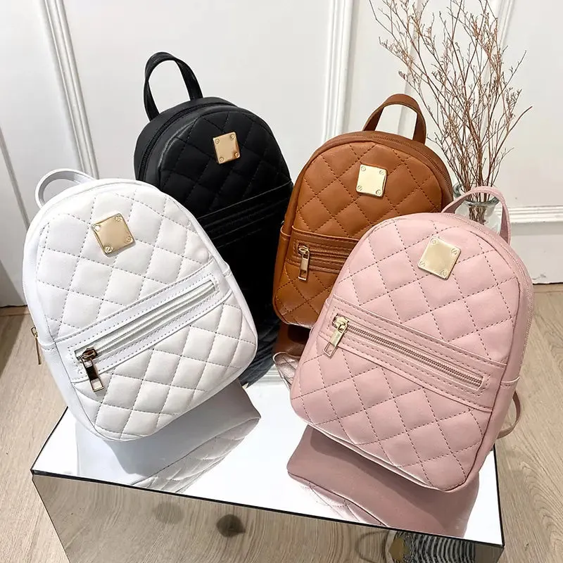 Mini Backpack For Women PU Leather Multifunction Crossbody Bag Ladies Phone Pouch Pack Shoulder Bags for Women