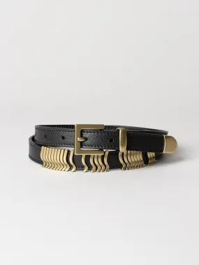 MINI RATTLE BELT Black Gold