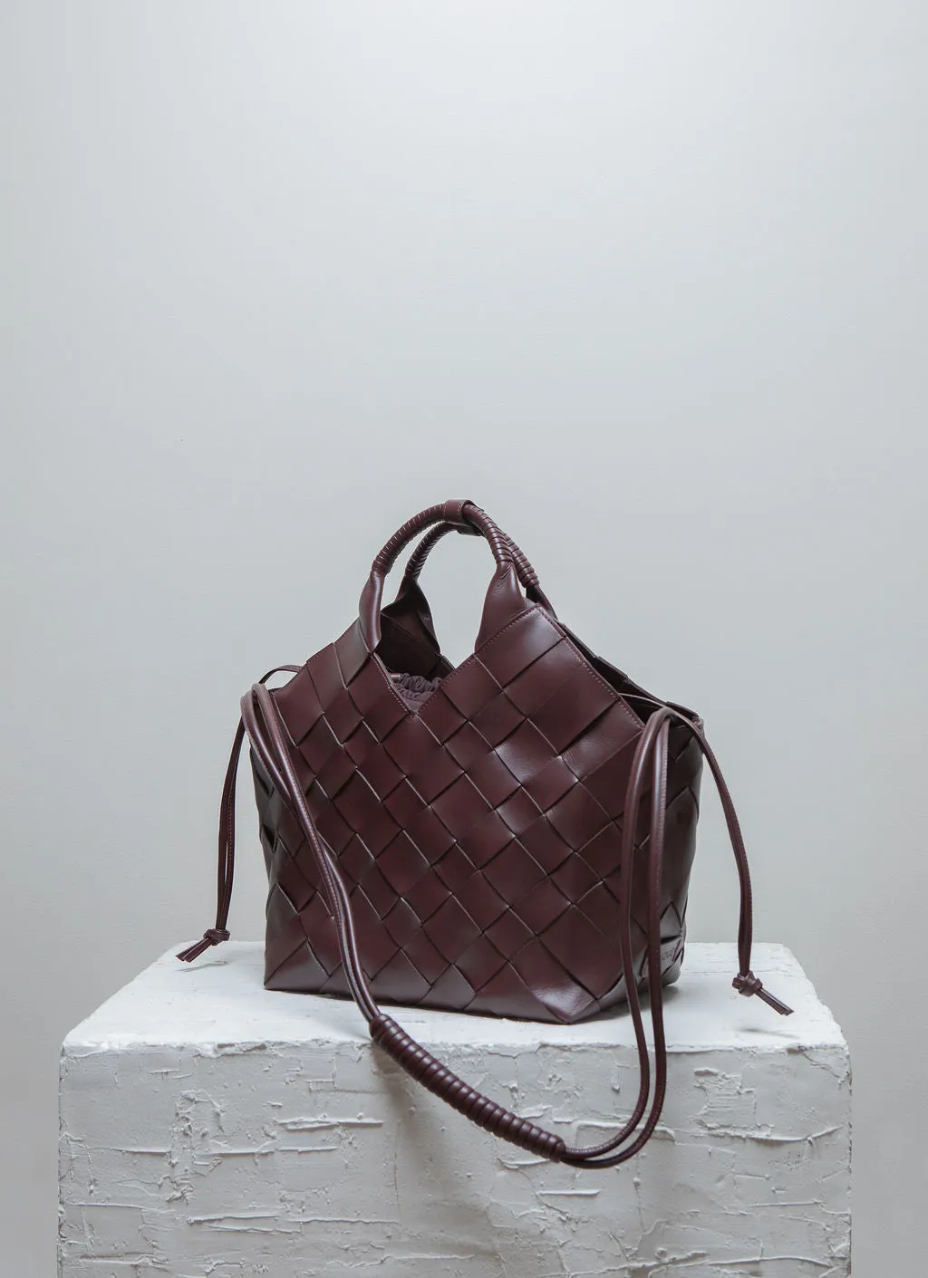 MISU L Dark Maroon Shoulder bag