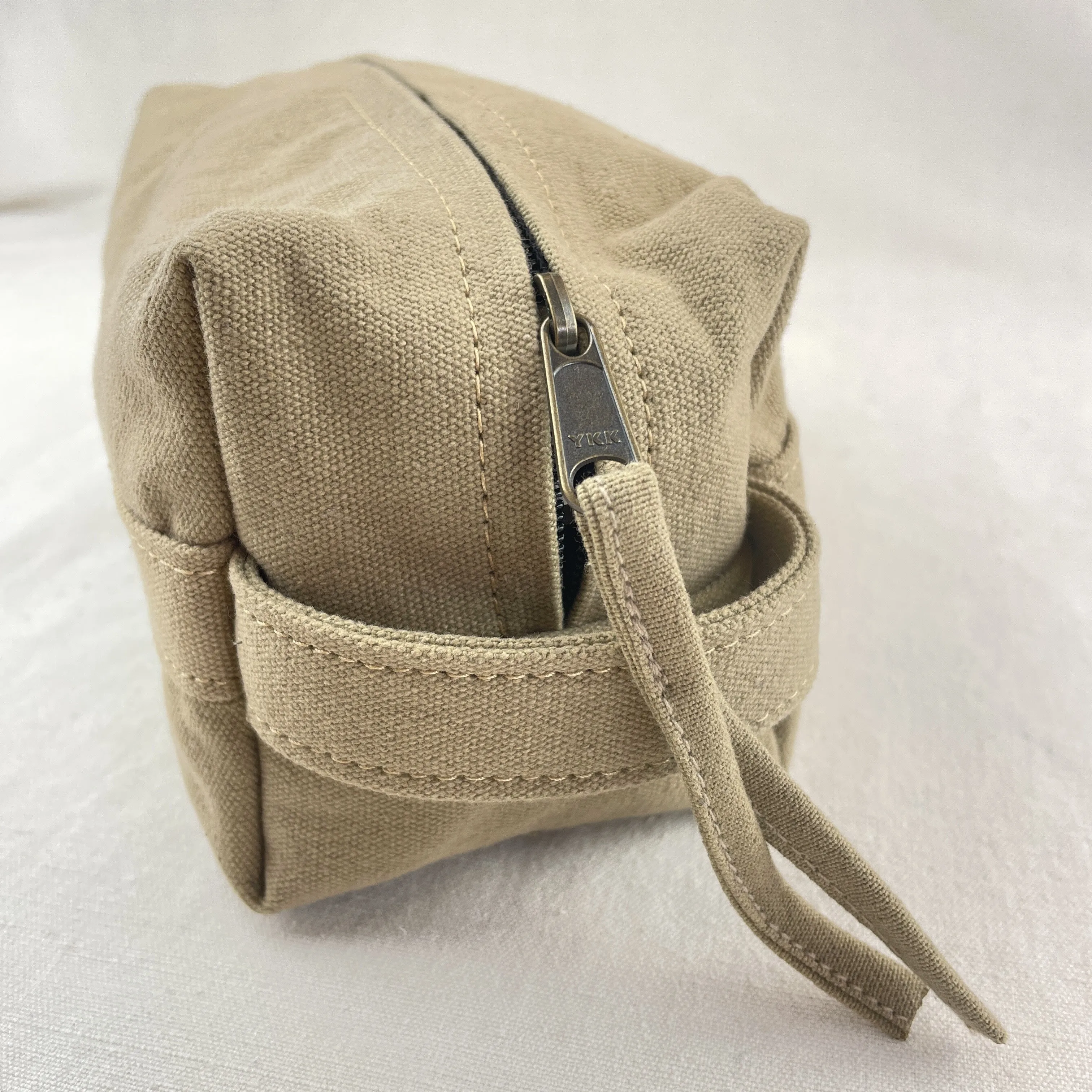 MITUL Unisex Canvas Washbag Shaving Pouch Vegan