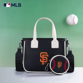 MLB-SF103  MLB San Francisco Giants Team  Tote/Crossbody with Baseball Coin Pouch