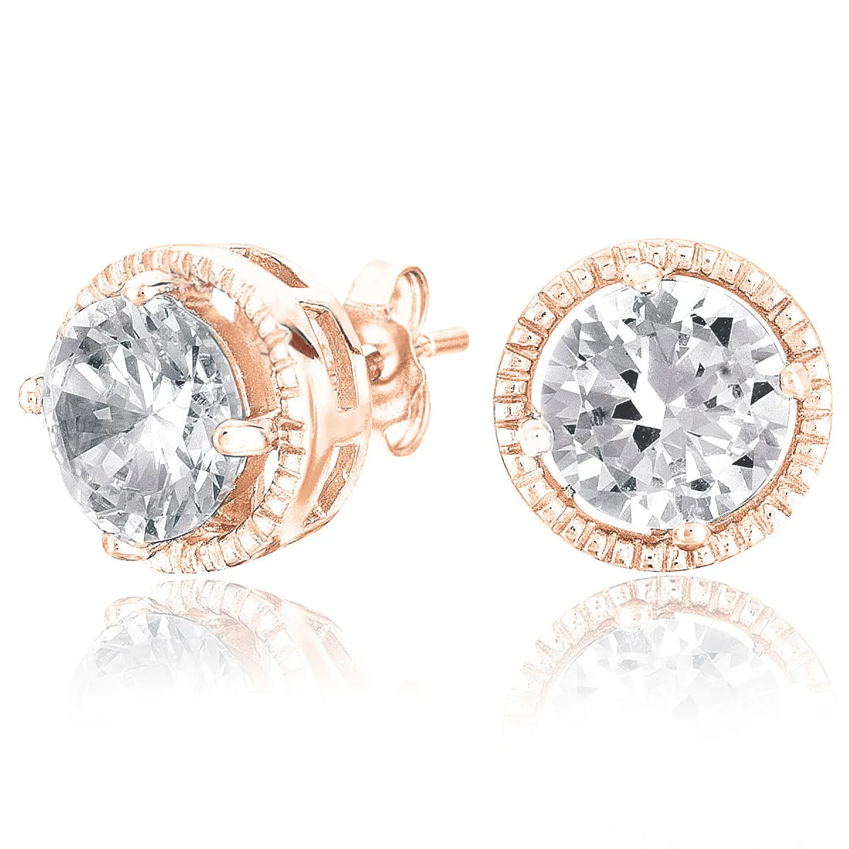 Monfort Circle Halo Earrings