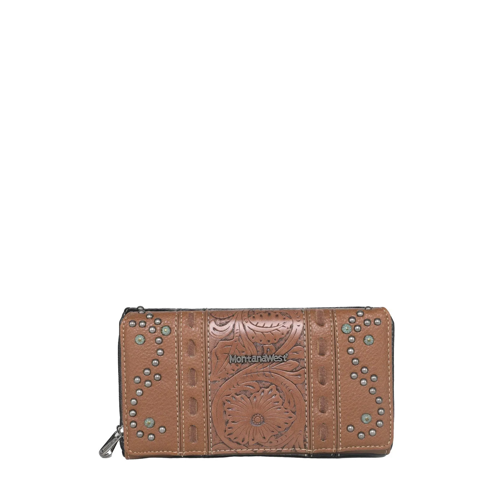 Montana West Vintage Floral Embossed Wallet