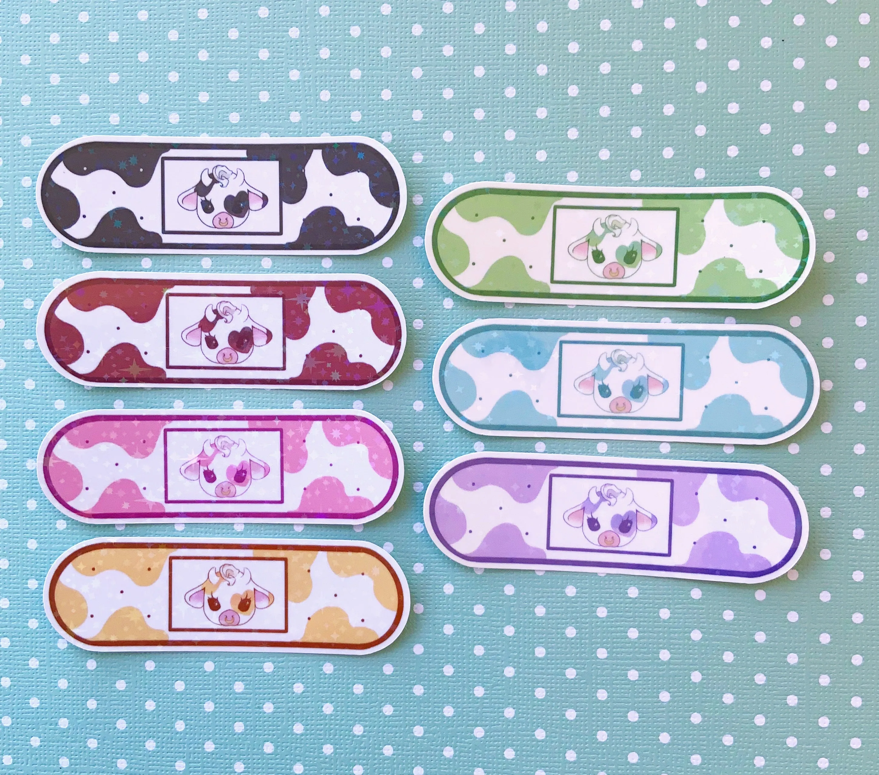 Moolisa Band-Aid vinyl stickers (set of 7)