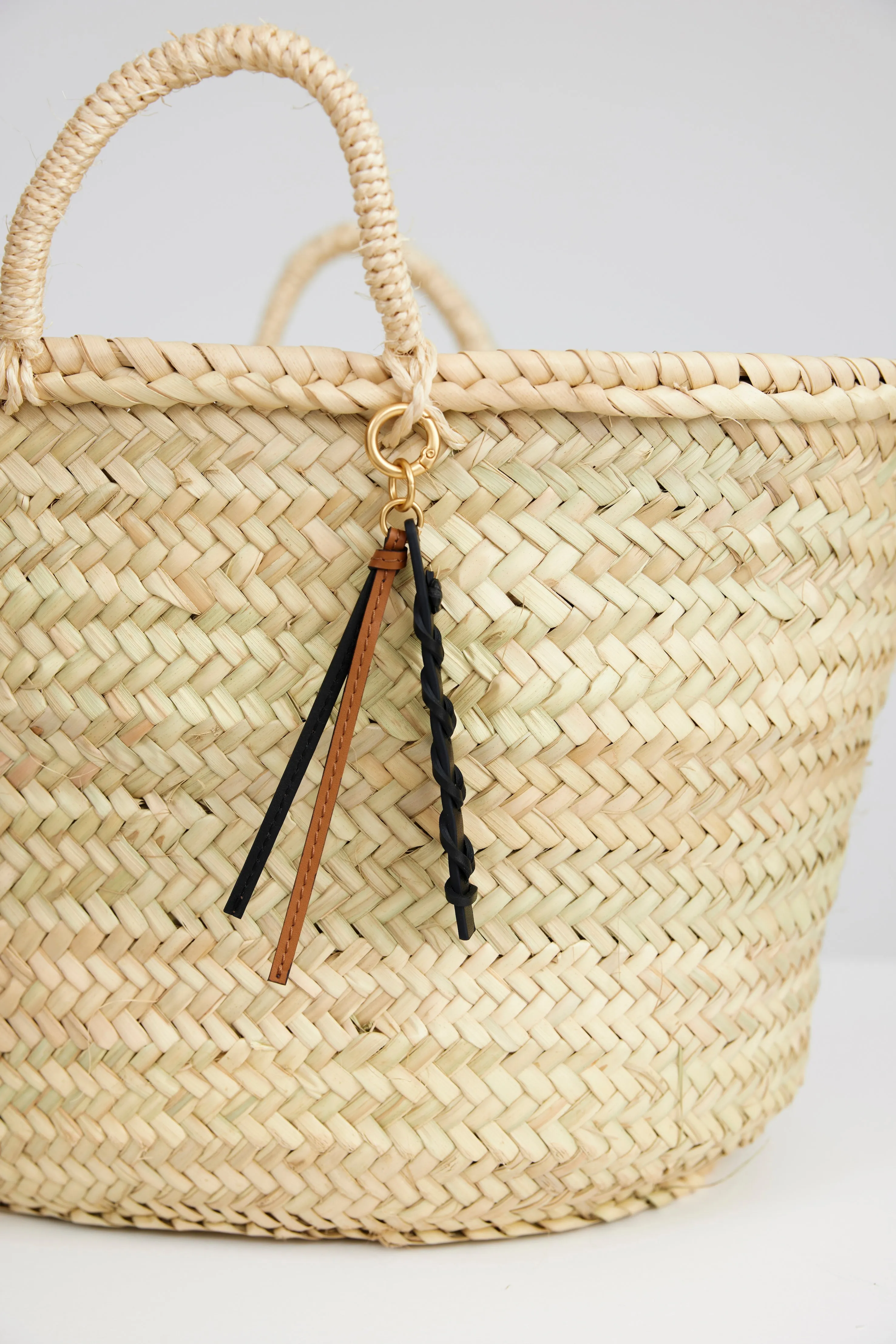 Moroccan Basket with Braided Key Charm