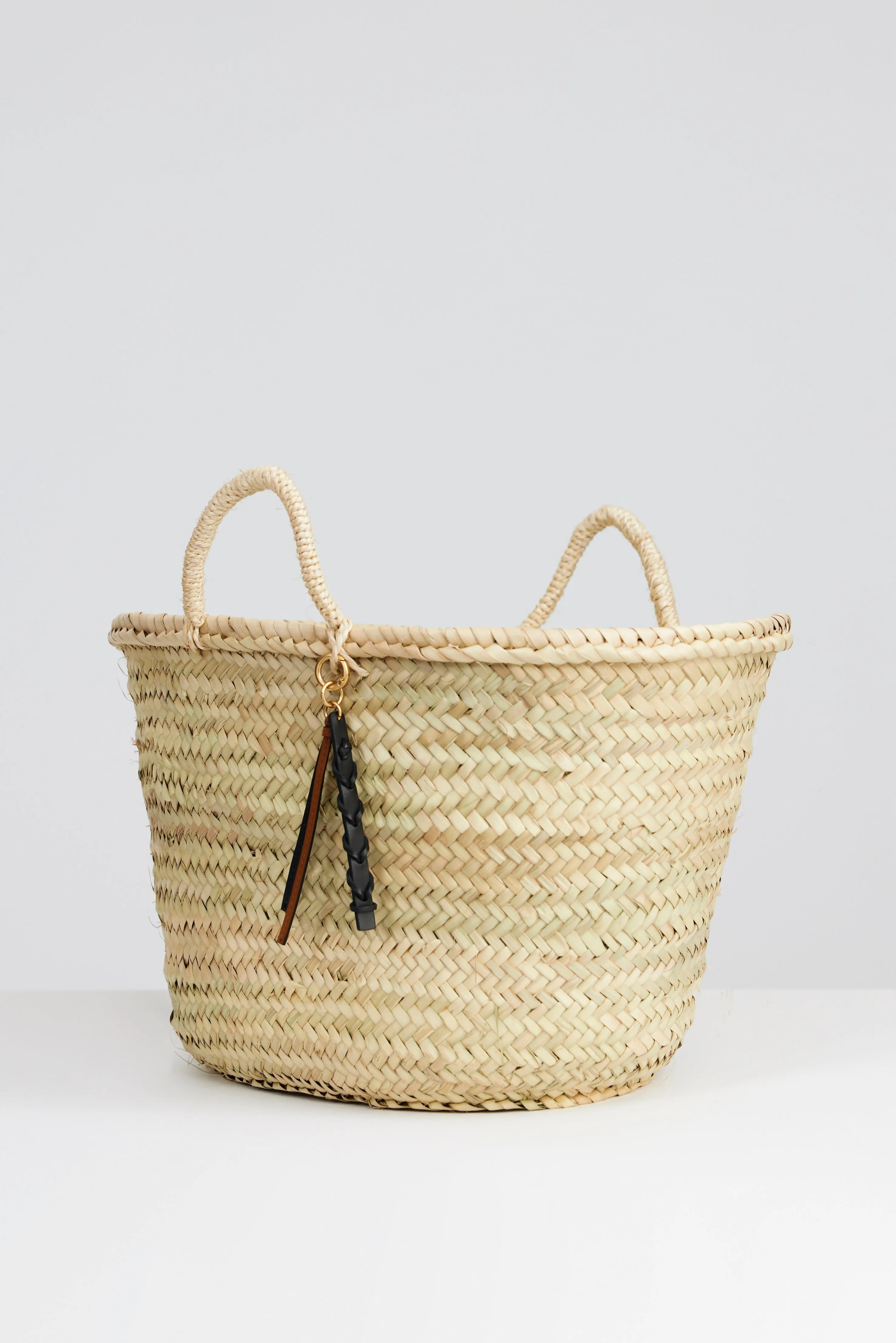 Moroccan Basket with Braided Key Charm