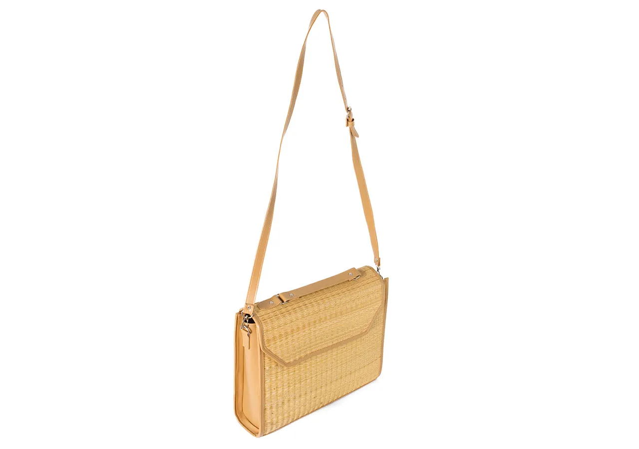 Natural Document shoulder bag