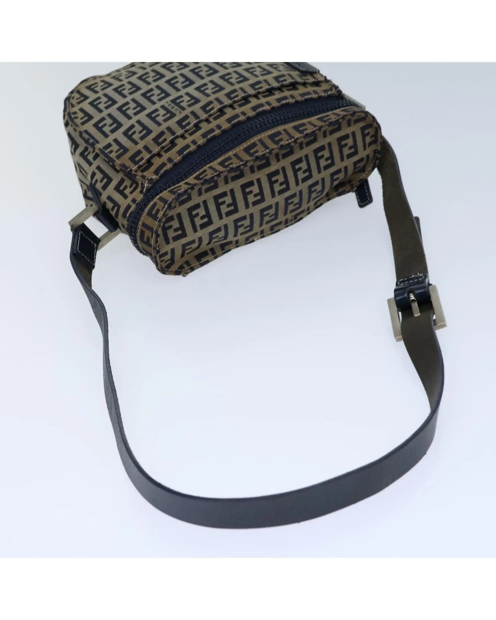 Navy Zucchino Canvas Shoulder Bag with Adjustable Strap