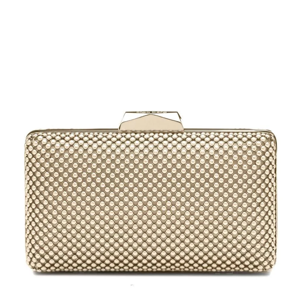 Olga Berg Natasha Ball Mesh Clutch