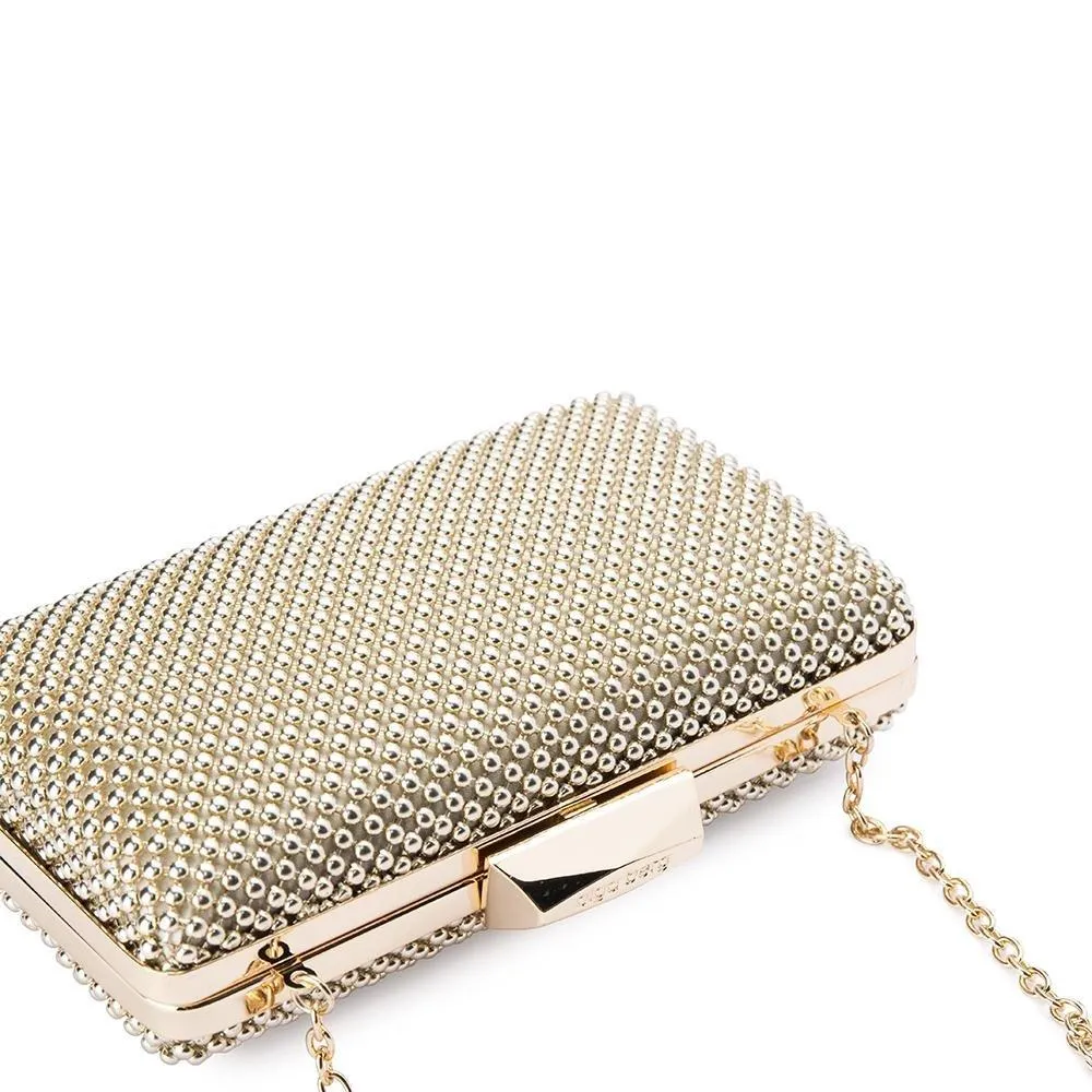 Olga Berg Natasha Ball Mesh Clutch