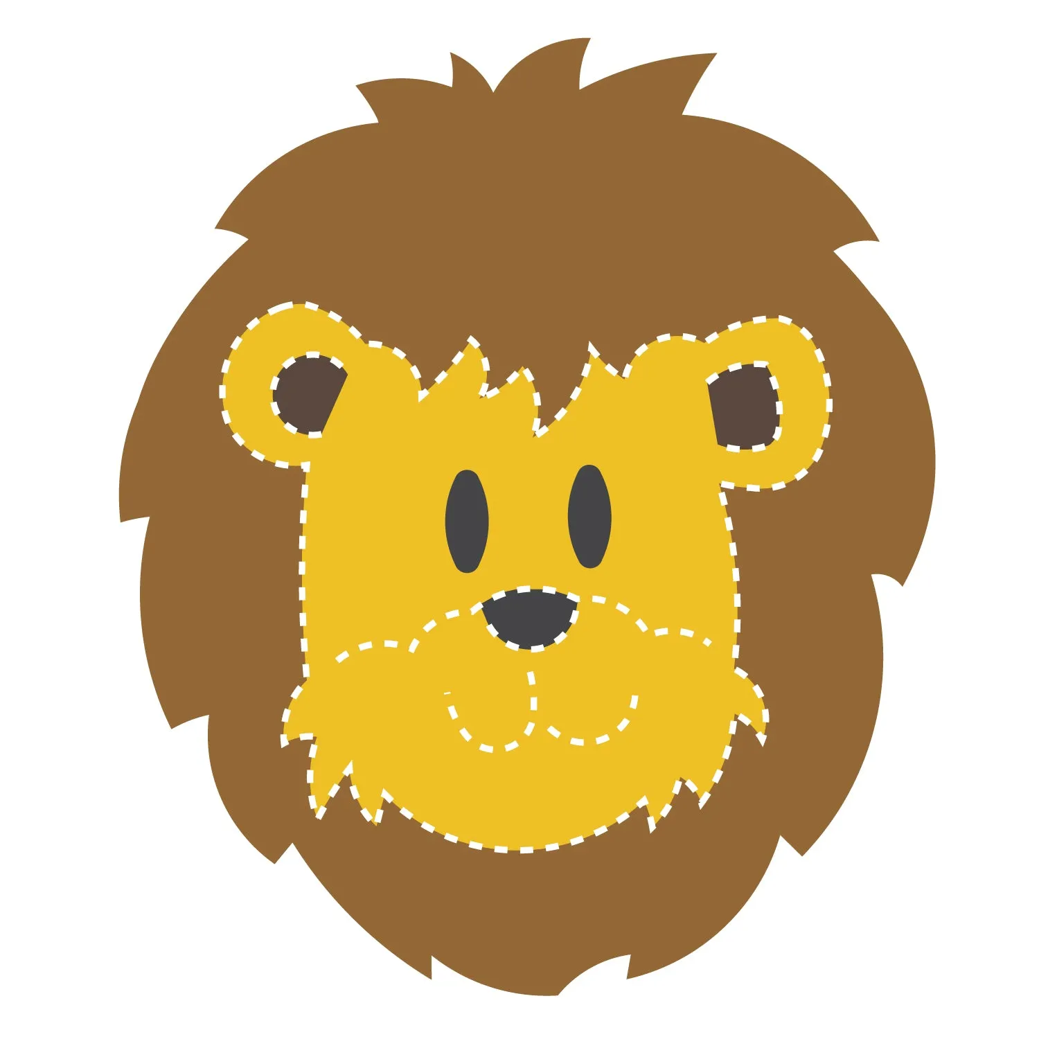 Paper Bag Puppet-Lion