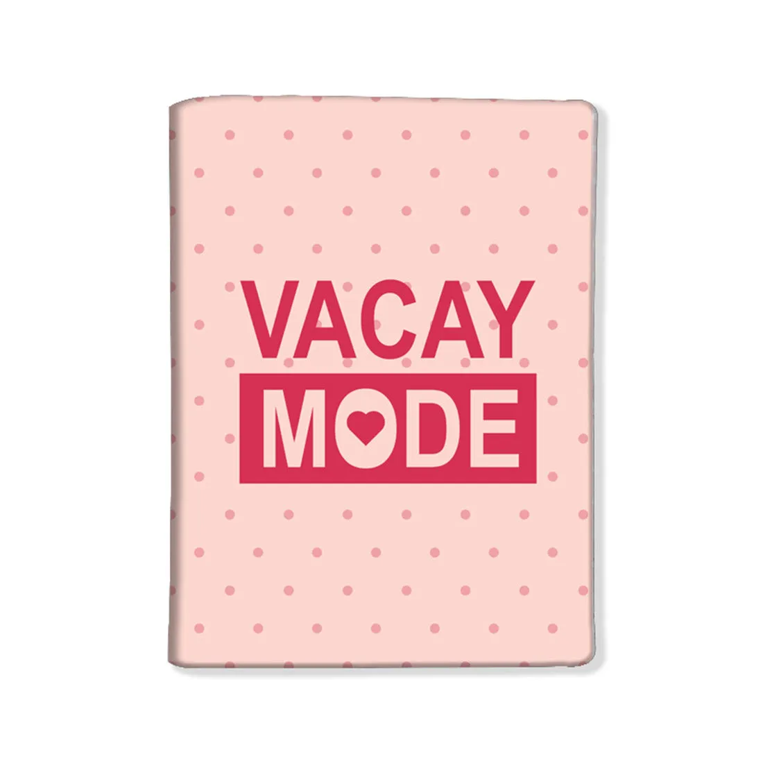 Passport Holder Travel Case with Luggage Tag Set - Vacay Mode Pink