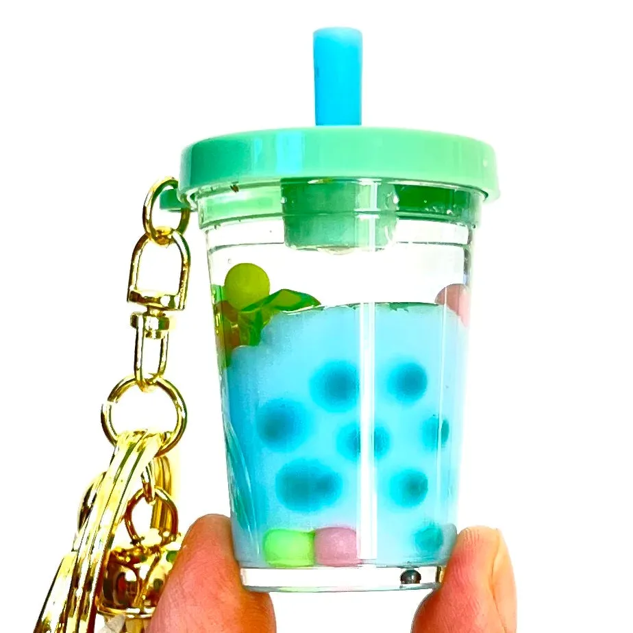 Pastel  Boba Floaty Key Ring