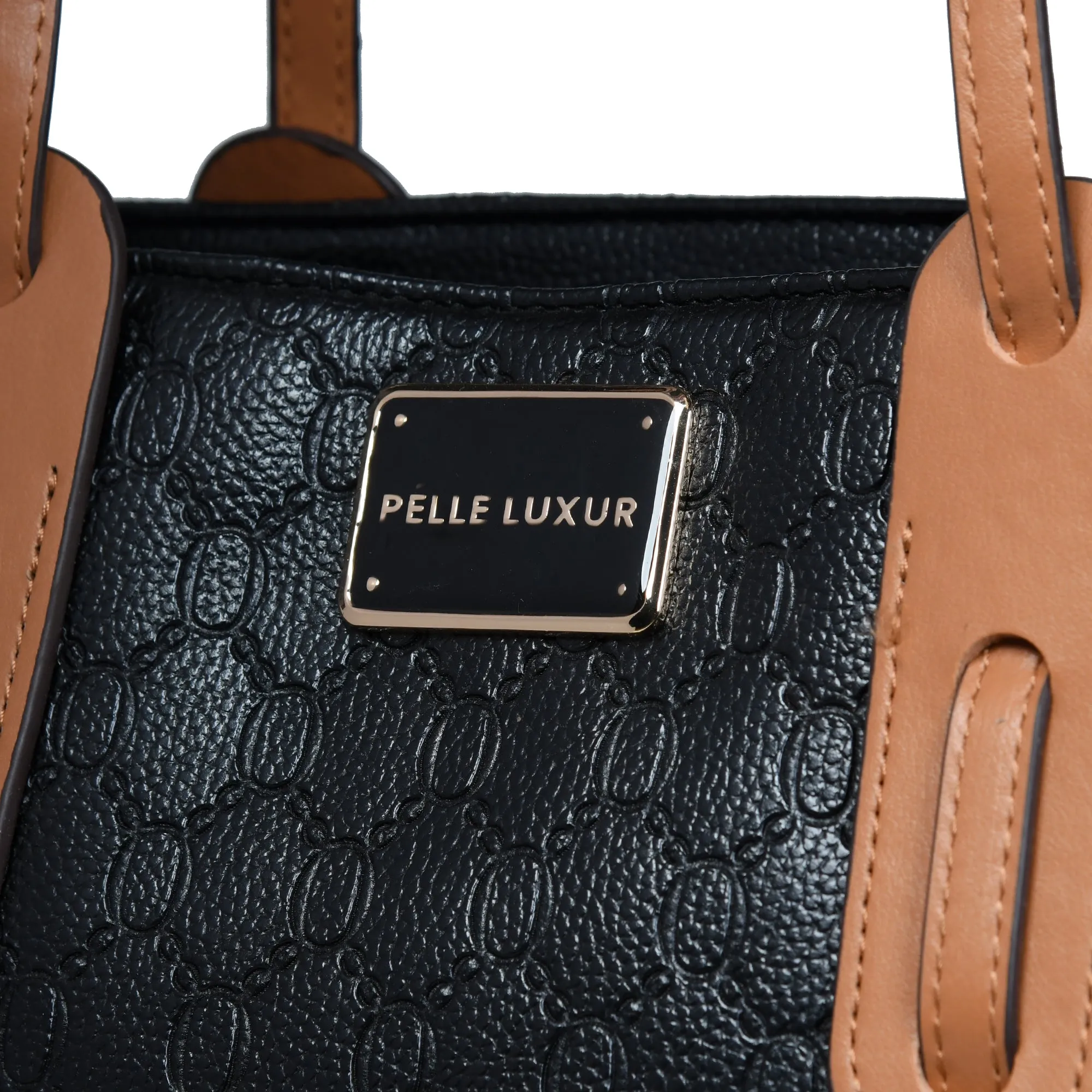 Pelle Luxure Women's PU Satchel Bag – Available in White and Black