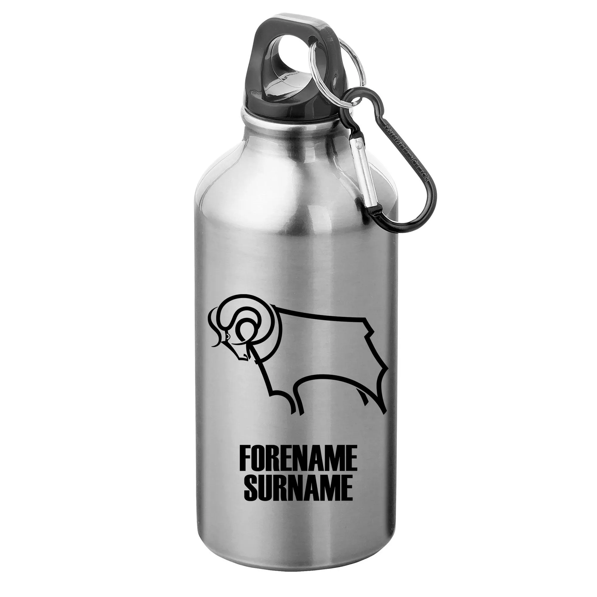 Personalised Derby County FC Crest Water Bottle