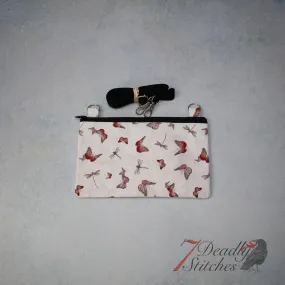 Pink Butterflies Simple Crossbody