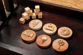 Play Dough Wooden Stamps | Ice cream and Cakes