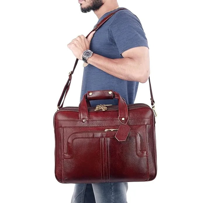 Premium Leather Office & Messenger Bag LB002