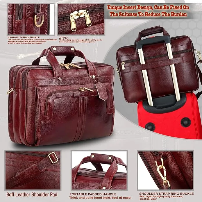 Premium Leather Office & Messenger Bag LB002