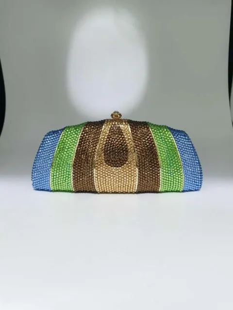 Rainbow Clutch Evening Purse