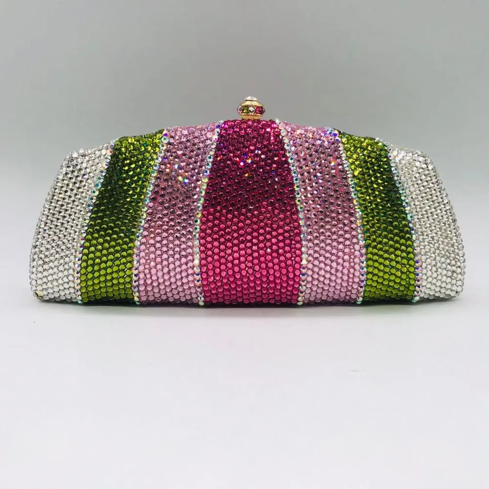 Rainbow Clutch Evening Purse