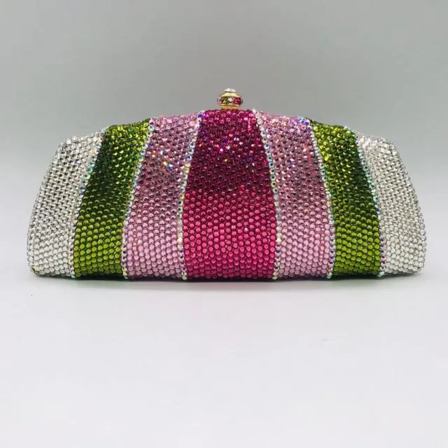 Rainbow Clutch Evening Purse