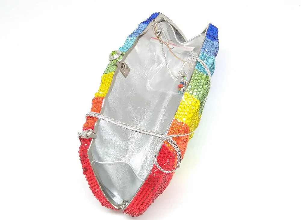 Rainbow Clutch Evening Purse