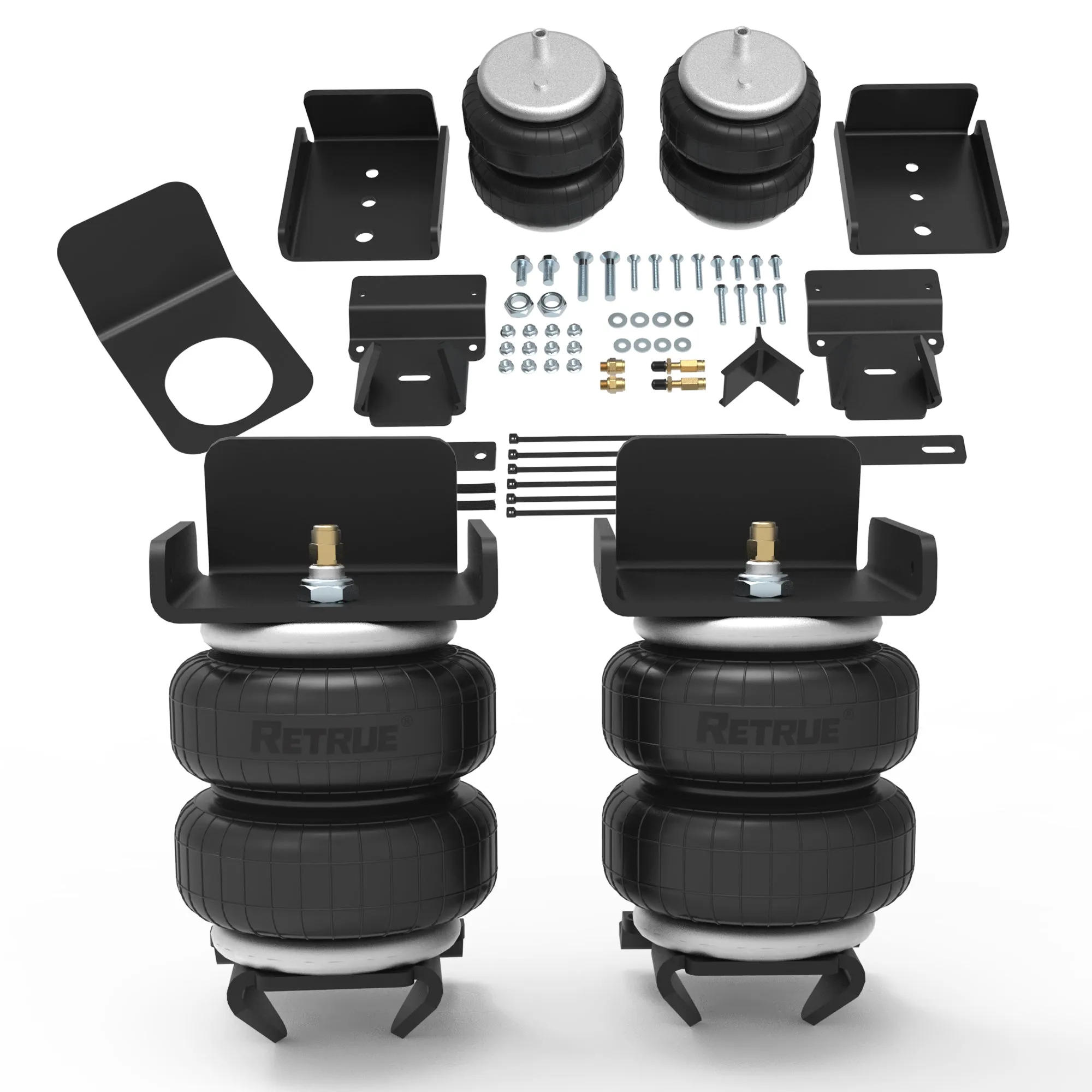 Rear Air Bags Suspension Kit for 2019-2024 Chevrolet Chevy Silverado GMC Sierra 1500 Truck Towing RAS2609