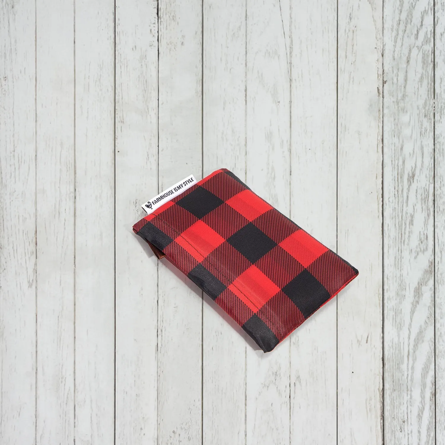 Red Check Reusable Bag