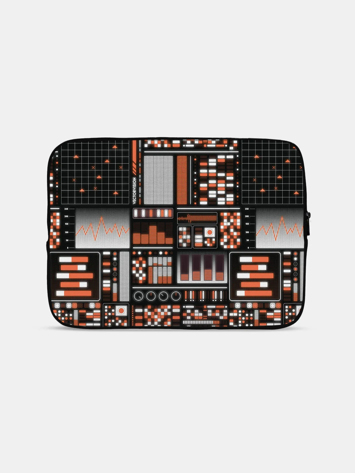 Retro Grid Laptop Sleeves