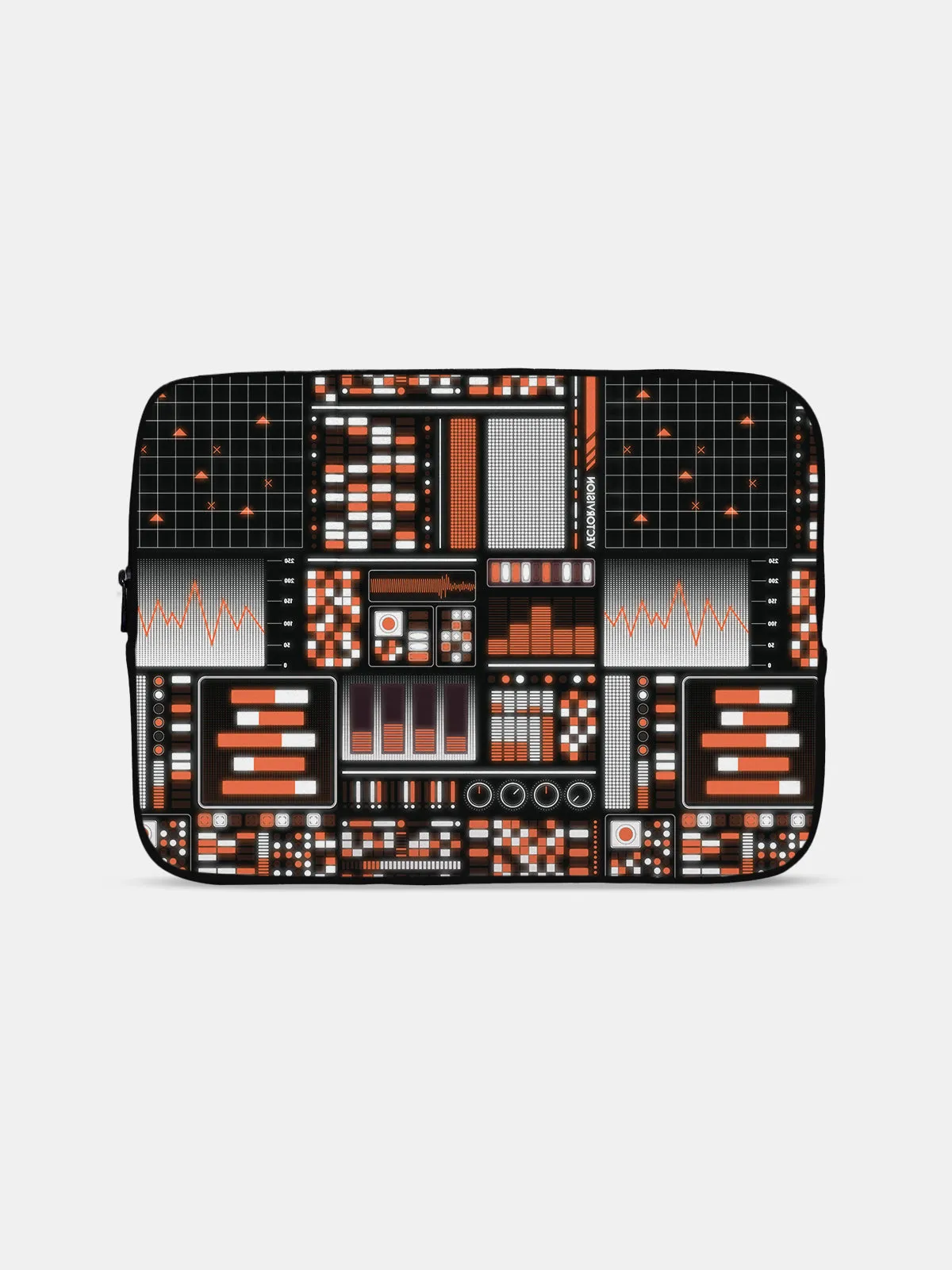 Retro Grid Laptop Sleeves