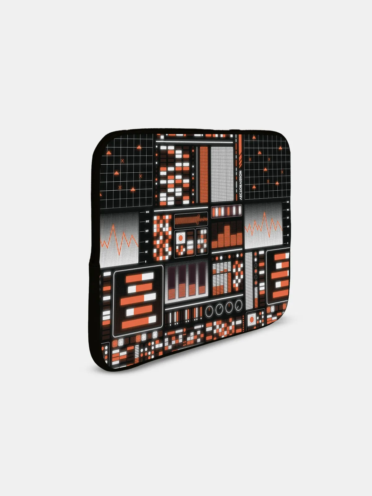 Retro Grid Laptop Sleeves