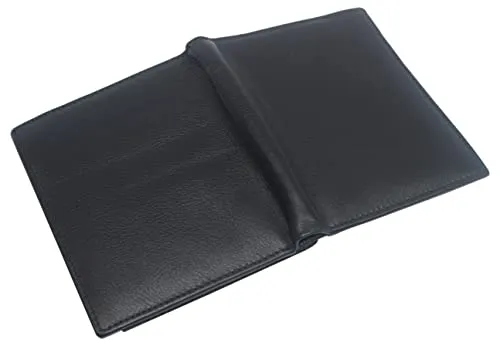 RFID Blocking Genuine Leather Extra Capacity Large Hipster Bifold Wallet