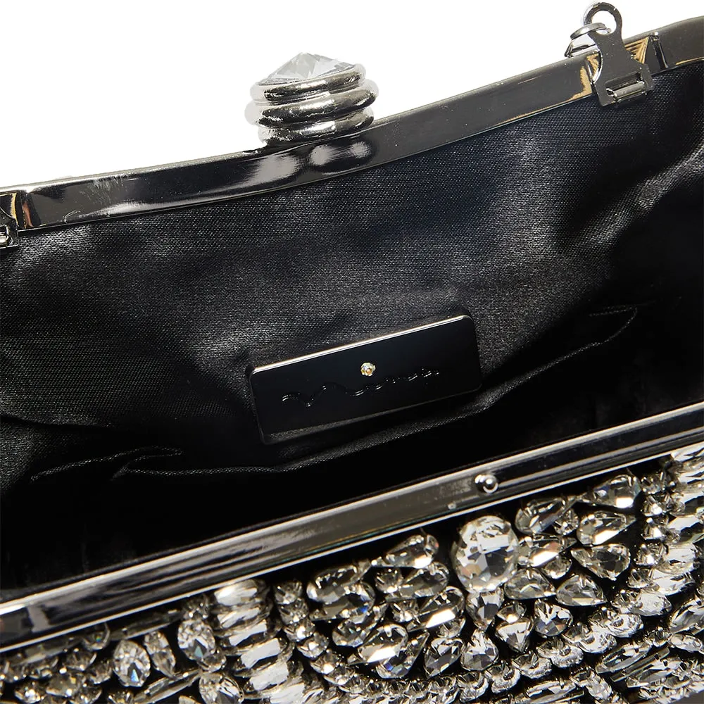 Rinna Handbag in Black Crystal Sparkle