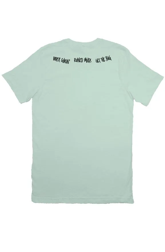 RM Roots - $Drip Paperchasin' Mint Pocket Tee (Limited Edition)