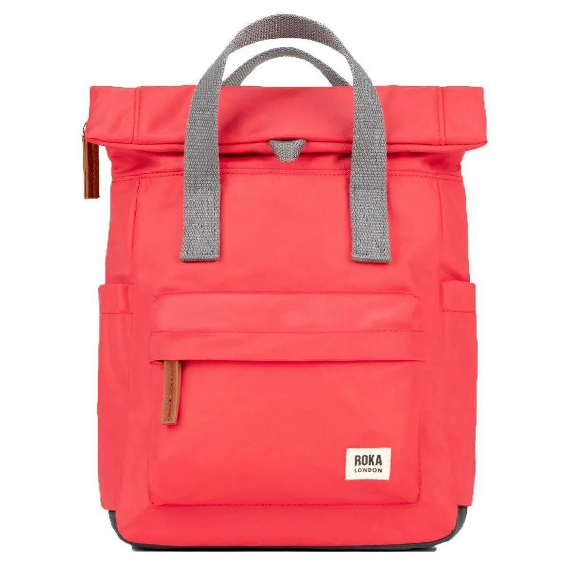 Roka Canfield B Small Recycled Nylon Backpack - Poppy Red