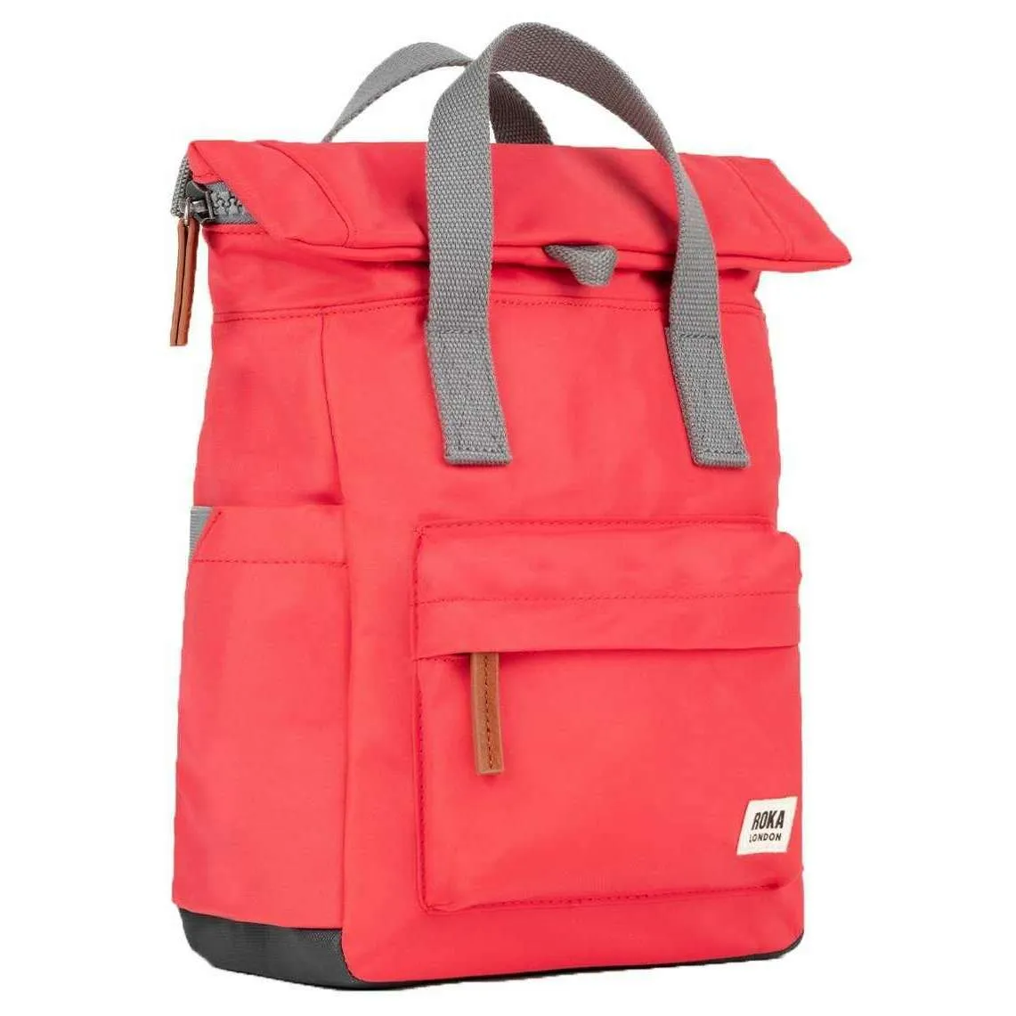 Roka Canfield B Small Recycled Nylon Backpack - Poppy Red