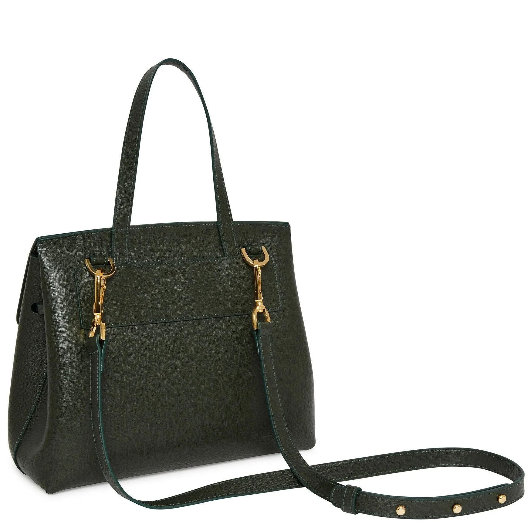 Saffiano Mini Lady Bag - Moss