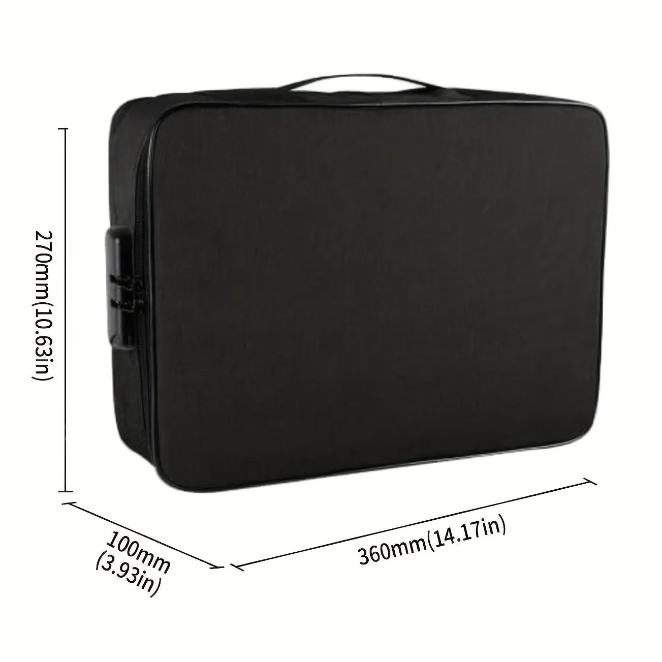 Secure and Portable Document Organizer Protect Files  Valuables