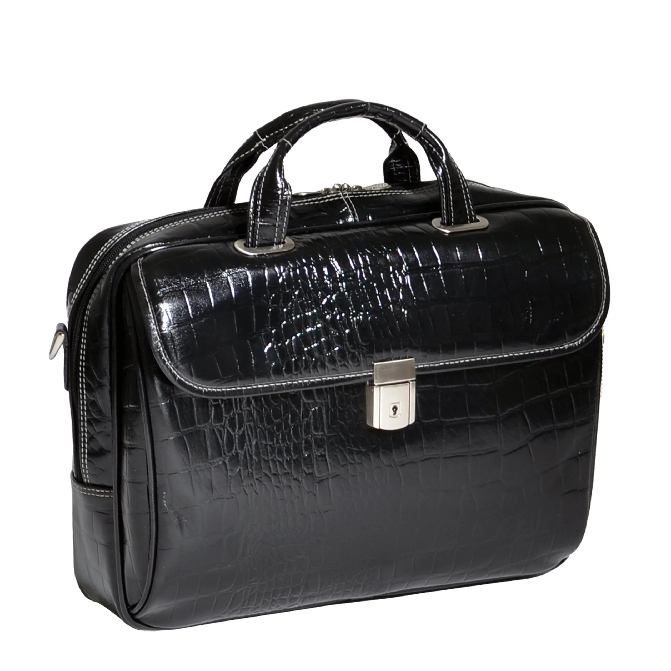 SETTEMBRE | 15" Medium Leather Laptop Briefcase