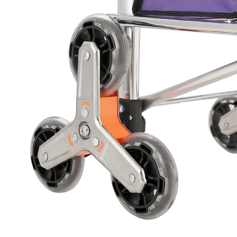 Shopping Cart Trolley 35L Foldable Climbing Wheels