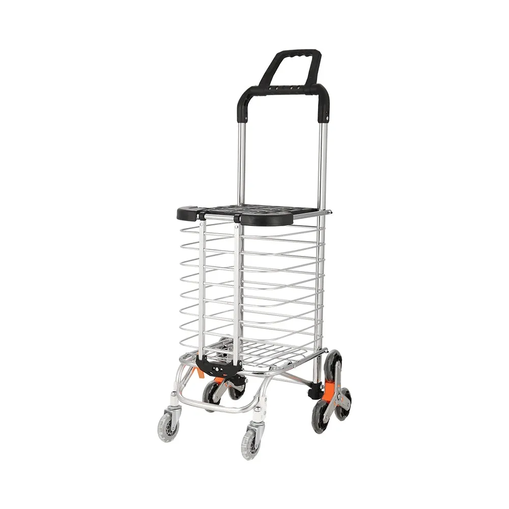 Shopping Cart Trolley 35L Foldable Climbing Wheels