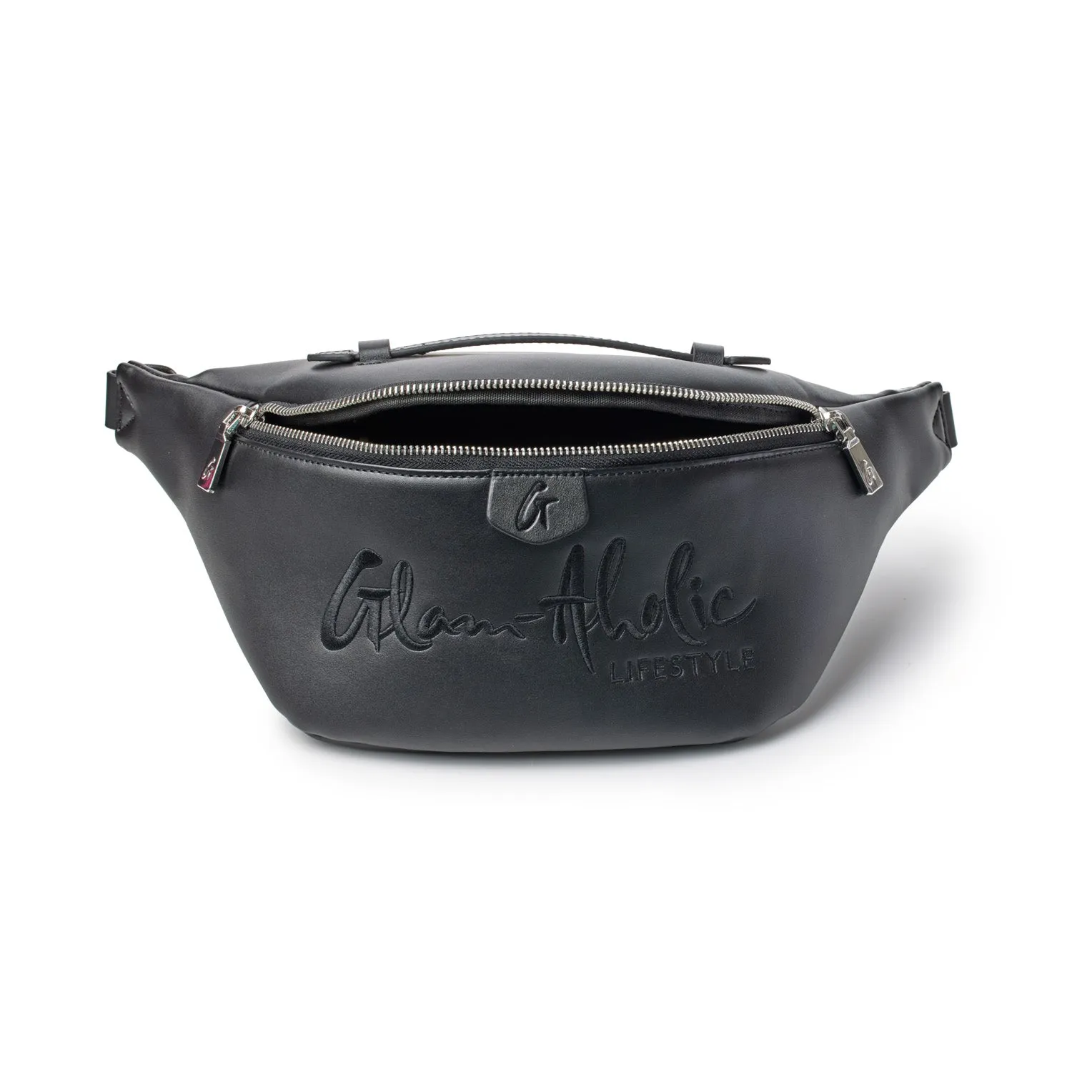 SIGNATURE LOGO FANNY PACK - BLACK